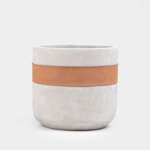 Blumentopfhalter Blumentopf Blumenkasten Pflanzentopf RUSTIC grau 14CM HOMLA