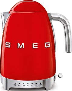 Czajnik elektryczny SMEG KLF04RDEU, 2400 W, 1,7 L, Czerwony
