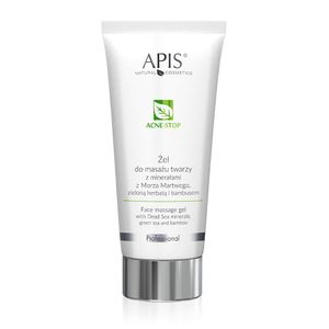 Apis Acne-Stop Żel do masażu twarzy z minerałami z Morza Martwego zieloną herbatą i bambusem, 200ml