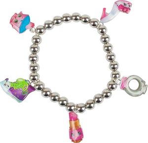 Shopkins - Dievčenský náramok s príveskom "Series 3" NS5735 (jedna veľkosť) (strieborný)