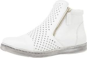 Andrea Conti 0349615001 Damen, Slipper, Kurzschaft, Bootie, Leder, Weiss - Damenschuhe Top Trends, Weiß, leder