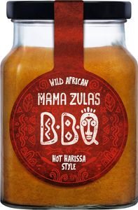 Mama Zula Wild African BBQ Sauce Hot Harissa Style im Glas 320ml