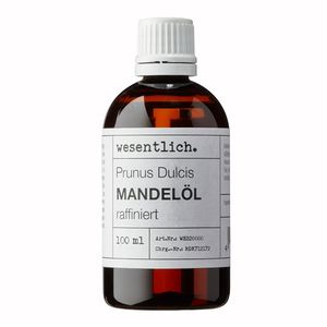 Mandelöl raffiniert (100ml)- reines Öl OHNE Zusatzstoffe von wesentlich.
