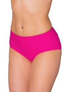 Aquarti Damen Bikinihose mit Mittelhohem Bund , Farbe: Pink, Größe: 38