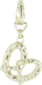 Fossil Anhänger Charms JF00303710 Brezel gold Strass Fossil Anhänger Charms JF00303710 Brezel gold Strass