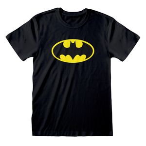 Batman T-Shirt - Classic Bat Logo (schwarz) M