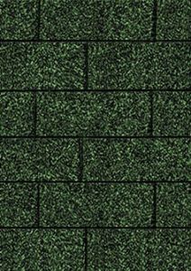 Bitumen Dachschindeln Karibu rechteckig dunkelgrün 3m²
