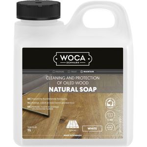 WOCA Holzbodenseife - Natural Soap - Weiss - 1L