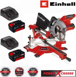 Einhell Zug-Kapp-Gehrungssäge TE-SM 216 Dual 1.800 W inkl. Hartmetall-Sägeblatt