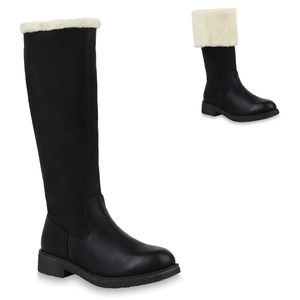 Giralin Dámské zimní boty s teplou podšívkou Zimní boty s umělou kožešinou 820371, Barva: černá, Velikost: 42