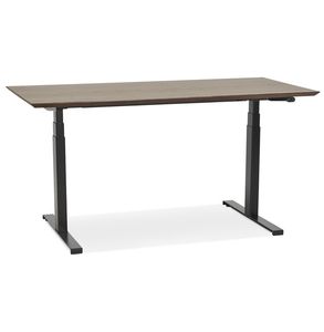 Kokoon® Schreibtisch / Besprechungstisch/ Office Desk SIDEBU 70x150x128 cm,Holz , Nussbaum,52,53 kg