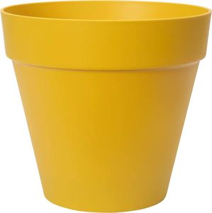 elho® Loft Pflanzkübel Urban 50 Ocker mit Rollen Ø 49 cm - Kunststoff
