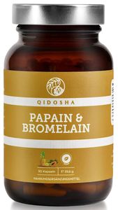 Qidosha Papain & Bromelain | 90 Kapseln