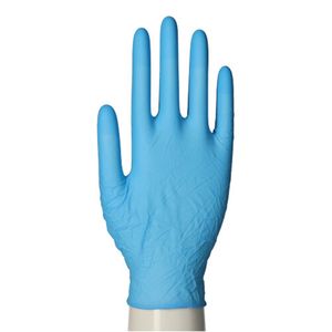 100 Handschuhe, Nitril puderfrei blau Größe L