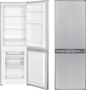 PKM Kühl-Gefrierkombination Kühlschrank KG173IX-M Inox Design 173 L 142 cm 4****