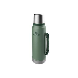 Stanley Classic Legendary Bottle 1L - Termos utrzymuje ciepło lub zimno przez 24 godziny - Termos ze stali nierdzewnej - nie zawiera BPA - można myć w zmywarce - Termos - Hammertone Green