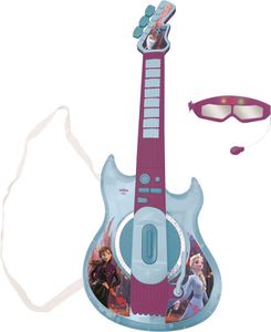 Osvetlená elektronická gitara s okuliarmi a snímačom Snow Queen