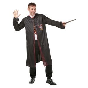 Harry Potter - Kostüm - Herren BN4947 (Standardgröße) (Schwarz/Rot/Gold)
