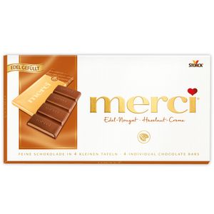 Storck merci - Edel-Nougat Tafelschokolade - 112g