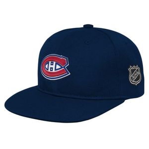 NHL Snapback Kappe Junior, mit Flache Krempe, Montreal Canadiens Team logo vorne, NHL Logo seitlich