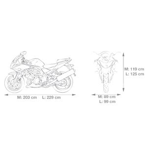 cartrend Motorradgarage Gr. M