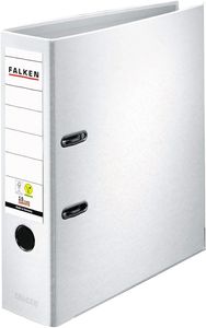 Falken 9984030 Ordner PP-Color S80 - A4, 8 cm, weiß