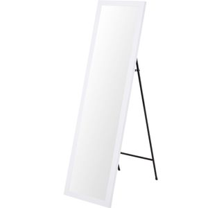 obdélníkové zrcadlo 126 cm, bílé