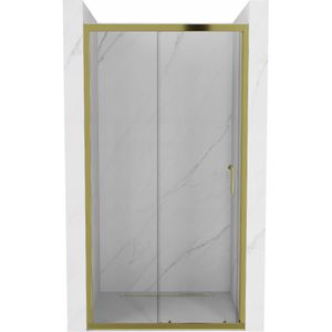 Mexen Apia posúvacie sprchové dvere 95 cm, transparentnéné, zlatá - 845-095-000-50-00