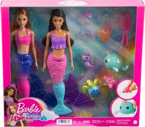 Barbie Syrenia przygoda 2 lalki i akcesoria Zestaw Syrenki Syrena HBW89