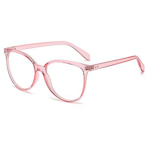 PACIEA Blaulichtfilter Brille Rund Vollrand Anti-Müdigkeit Computer Gaming Schutz für Damen und Herren Klassische Rosa
