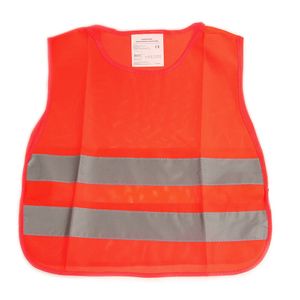 Warnschutzweste für Kinder Warnweste Weste  Funktionsweste Signalfarbe orange Sichtbarkeitsweste