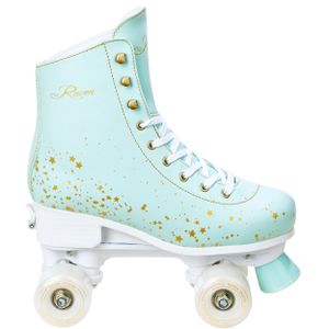 RAVEN Rollschuhe Roller Skates Noa Mint LED-Rollen leuchtende Räder 39-42 verstellbar