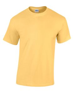 Gildan Herren T-Shirt Heavy Cotton™ T- Shirt 5000 Gelb Yellow Haze M