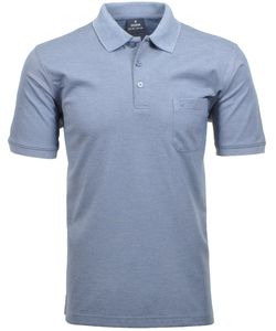 RAGMAN Kurzarm Softknit Poloshirt taube 540391 073 *, Größe:XXL, Farbe:073-taube