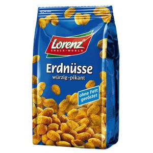 Lorenz Erdnüsse würzig pikant im Geschmack und ohne Fett geröstet 150g