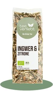 teeverliebt - Bio Grüntee Ingwer & Zitrone | 90 g