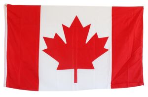 Große Fahne Flagge "Kanada" 90*150cm Hissfahne Hissflagge mit Ösen für Fahnenmast WM