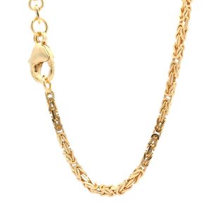 Goldkette Königskette Länge 18,5cm - Breite 1,8mm - 585-14 Karat Gold