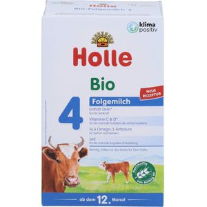 Holle Folgemilch 4 - Bio - 600g x 4  - 4er Pack VPE