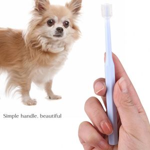360° Runde Haustier Zahnbürste Katzenbürste Mundgeruch Zahnstein Zahnpflege Mundreinigungszubehör für Hund Katze