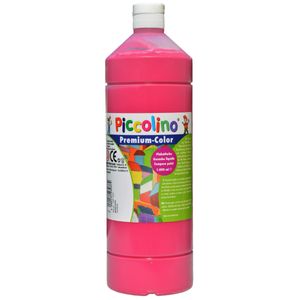 Piccolino Schulmalfarbe 1000ml pink - Premium Color - Gouache Schultempera