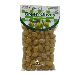 ELLIE 14668 Grüne Oliven 500g vakuumverpackt von Kreta