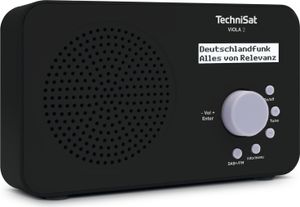TechniSat VIOLA 2 tragbares DAB Radio Kopfhöreranschluss, zweizeiliges Display