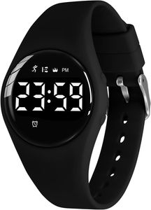 Digital Kinderuhr Jungen und Mädchen-Sports Outdoor Smartwatch, mit LED-Licht, Wecker,Stoppuhr,Datum,Fitness Tracker