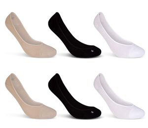6 Paar "Low Cut" Ballerina Socken Baumwolle Sneaker Socken Schwarz Weiß Beige 39960 - Farbmix 39-42
