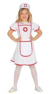 Krankenschwester Kostüm für Mädchen Gr. 110-146, Größe:140/146