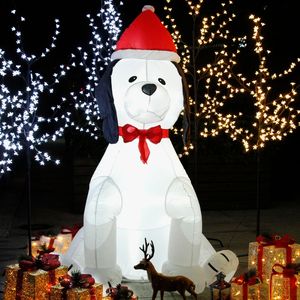 Led Schneemann Beleuchtet Aufblasbar Weihnachtsfigur deko außen groß beleuchtung
