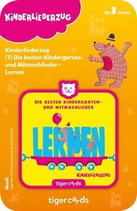 tigercard - Kinderliederzug (1): Die besten Kindergarten- und Mitmachlieder - LERNEN - Tigermedia Karten