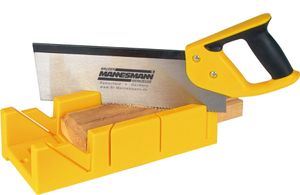 BRÜDER MANNESMANN M30182 Gehrungsschneidlade mit Rücksäge BRÜDER MANNESMANN M30182 Gehrungsschneidlade mit Rücksäge
