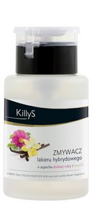 KillyS Hybrid Nagellackentferner mit Wildrosa und Vanilleduft, 150 ml - Nagellack Entferner mit pflegenden Eigenschaften und zartem Duft